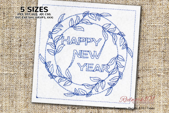 Floral Wreath Decoration for New Year Review