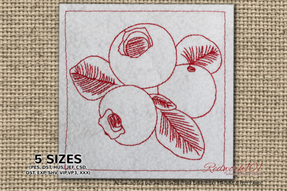 Juicy Blueberry: A Sweet Embroidery Design Review