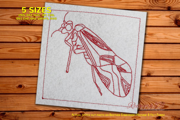 Psocoptera Redwork: A Seasonal Embroidery Review