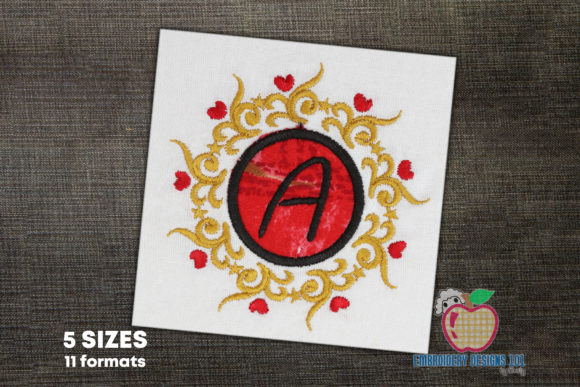 Round Floral Frame with Text: A Designer Review