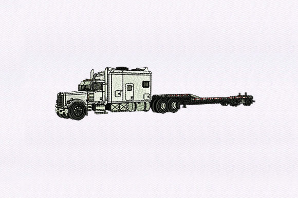 Trailer Truck: A Craft Fair Embroidery Review
