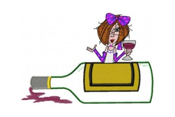 Wine Embroidery Design Review for Business Merch
